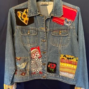 Upcycled boho denim